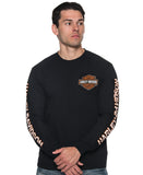 Chi-Town Harley-Davidson® Men's Bar & Shield Long Sleeve - Black