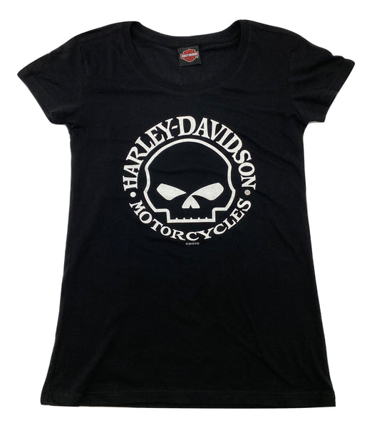 Chi-Town Harley-Davidson® Women's Willie G Skull T-Shirt