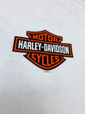 Chi-Town Harley-Davidson® Men's Bar & Shield Long Sleeve - White